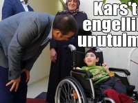 Kars'ta engelliler unutulmadı