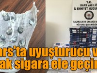Kars'ta uyuşturucu ve kaçak sigara ele geçirildi