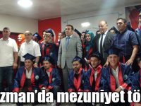 Kağızman İmam Hatip Lisesinde mezuniyet töreni