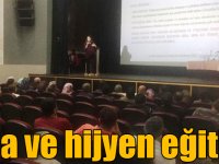 Kars’ta okulların kantin ve yemekhane çalışanlarına gıda ve hijyen eğitimi verildi