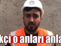 Sarıkamış'ta ayı ile karşılaşan inşaat bekçisi o anları anlattı