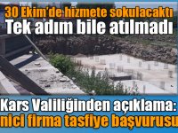 Kars Valiliğinden açıklama: Yüklenici firma tasfiye başvurusu yaptı