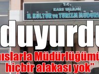 Kars’a gelen turistleri İl Kültür ve Turizm Müdürlüğü gezdirmiyor!
