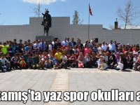 Sarıkamış'ta yaz spor okulları açıldı