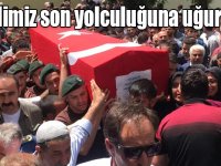 Trafik kazasında yaşamını yitiren polis, son yolculuğuna uğurlandı