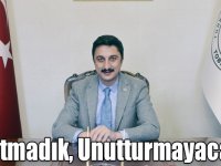 Başkan Alibeyoğlu: “15 Temmuz hain darbe girişiminin 3. yıldönümünde; Unutmadık, Unutturmayacağız”