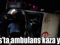 Kars’ta ambulans kaza yaptı: 3 yaralı