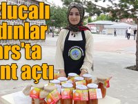 Tuzlucalı kadınlar Kars'ta stant açtı