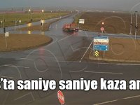 Kars’ta saniye saniye kaza anları