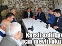 Karslı şehit polis için mevlit okutuldu