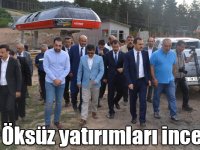 Kars Valisi Türker Öksüz Sarıkamış’taki yatırımları inceledi