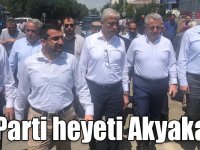AK Parti heyeti Akyaka’da