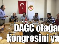 DAGC olağan kongresini yaptı