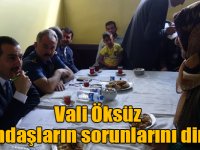 Kars Valisi Türker Öksüz vatandaşların sorunlarını dinledi