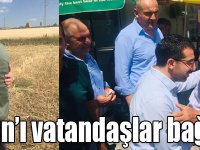 Başkan Çalkın’ı vatandaşlar bağrına basıyor