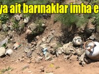 Kars'ta PKK'ya ait barınaklar imha edildi