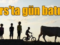 Kars'ta gün batımı