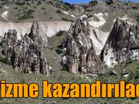 Karakurt Vadisi'nin kaya evleri ve peri bacaları turizme kazandırılacak