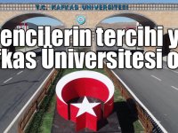 Öğrencilerin tercihi yine Kafkas Üniversitesi oldu