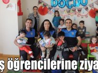 Kars polisi kreş öğrencilerini ziyaret etti