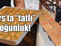 Kars’ta “tatlı” yoğunluk!