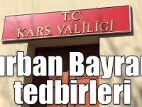 Kars’ta Kurban Bayramı tedbirleri