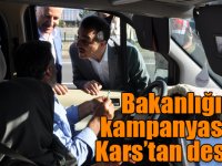 İçişleri Bakanlığının kampanyasına Kars’tan destek!