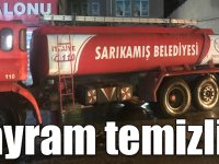 Sarıkamış Belediyesinden bayram temizliği
