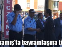 Sarıkamış'ta bayramlaşma töreni