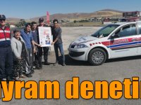 Kars Jandarma ekiplerinden bayram denetimi