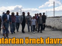 Duraklı Köyü muhtarından örnek davranış