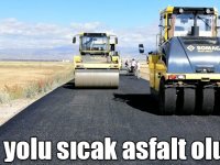 Selim-Akpınar yolu sıcak asfalt oluyor