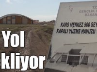 Kars'ta 1,5 milyon TL'ye mal olan olimpik havuz belediyeden yol bekliyor