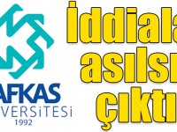 KAÜ iddiaları asılsız çıktı!