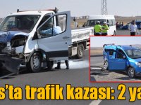 Kars’ta trafik kazası: 2 yaralı