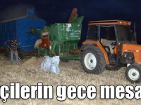Kars'ta kavurucu sıcaklar çiftçilere gece mesai yaptırıyor