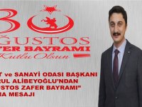 KATSO Başkanı Ertuğrul Alibeyoğlu'nun Zafer Bayramı mesajı