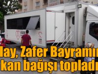 Kızılay, Zafer Bayramında kan bağışı topladı
