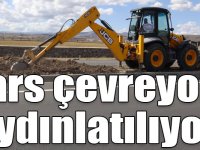 Kars çevreyolu aydınlatılıyor!
