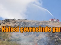 Kars Kalesi çevresinde yangın!