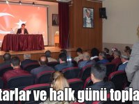 Susuz’da muhtarlar ve halk günü toplantısı