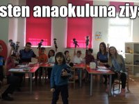 Kars’ta polisten anaokuluna ziyaret