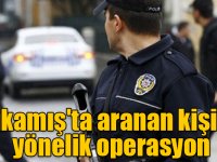 Sarıkamış'ta aranan kişilere yönelik operasyon