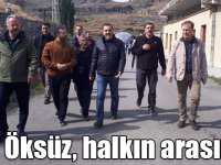 Kars Valisi Türker Öksüz, halkın arasında