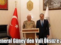 Tümgeneral Güney’den Vali Öksüz’e ziyaret
