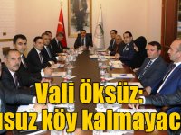 Kars Valisi Türker Öksüz: “Susuz köy kalmayacak”