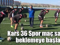 Kars 36 Spor Yakutiye Spor’a maçı hazırlıklarını tamamladı