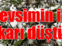 Ardahan'a mevsimin ilk karı düştü