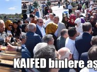 KAIFED binlere aşure ikram etti