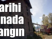 Sarıkamış'ta tarihi binada yangın